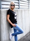 PHENOMENAL DARK FACE LONG BLACK DÁMSKÉ TRIKO