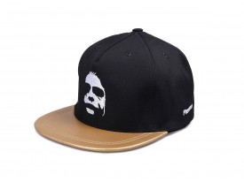 KŠILTOVKA PHENOMENAL DARK FACE GOLD/WHITE SNAPBACK