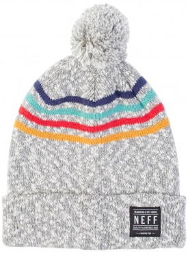 UNISEX KULICH NEFF BOHEMIAN BEANIE ŠEDÝ