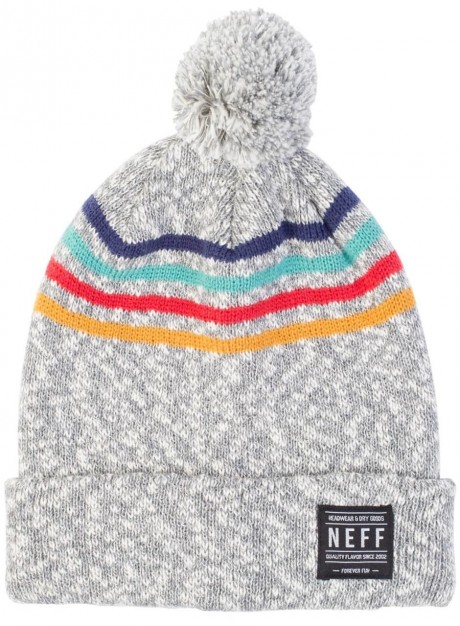 UNISEX KULICH NEFF BOHEMIAN BEANIE ŠEDÝ