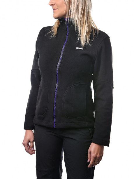 DÁMSKÁ FLEECE BUNDA REJOICE BLACK SAPPHIRE FIALOVÁ