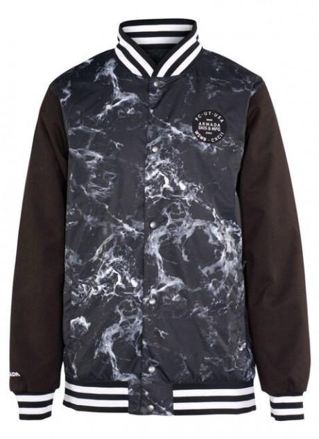 PÁNSKÁ BUNDA ARMADA SERIAL JACKET BLACK WASH