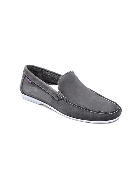 PÁNSKÉ KOŽENÉ MOKASÍNY STORM 5145 GREY