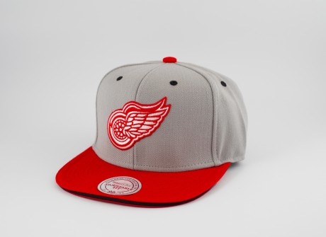 KŠILTOVKA MITCHELL & NESS DETROIT NHL ŠEDÁ