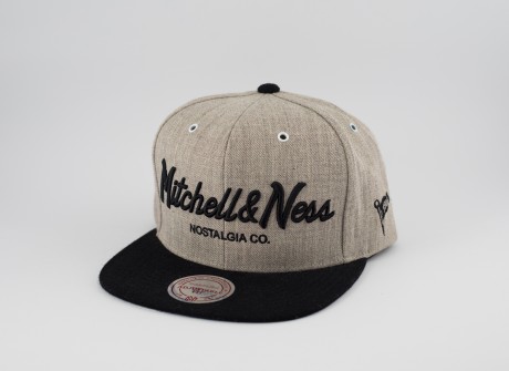 KŠILTOVKA MITCHELL & NESS NOSTALGIA ŠEDÁ