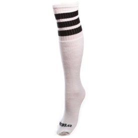 COOLSOCKS PODKOLENKY SIMPLE 1 WHITE/BLACK