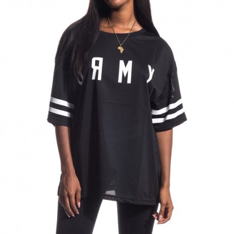 GRIMEY SMOKY ALLEY MESH LONG ČERNÝ DRES DÁMSKÝ