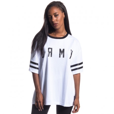 GRIMEY SMOKY ALLEY MESH LONG BÍLÝ DRES DÁMSKÝ
